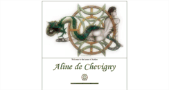 Desktop Screenshot of alinedechevigny.com